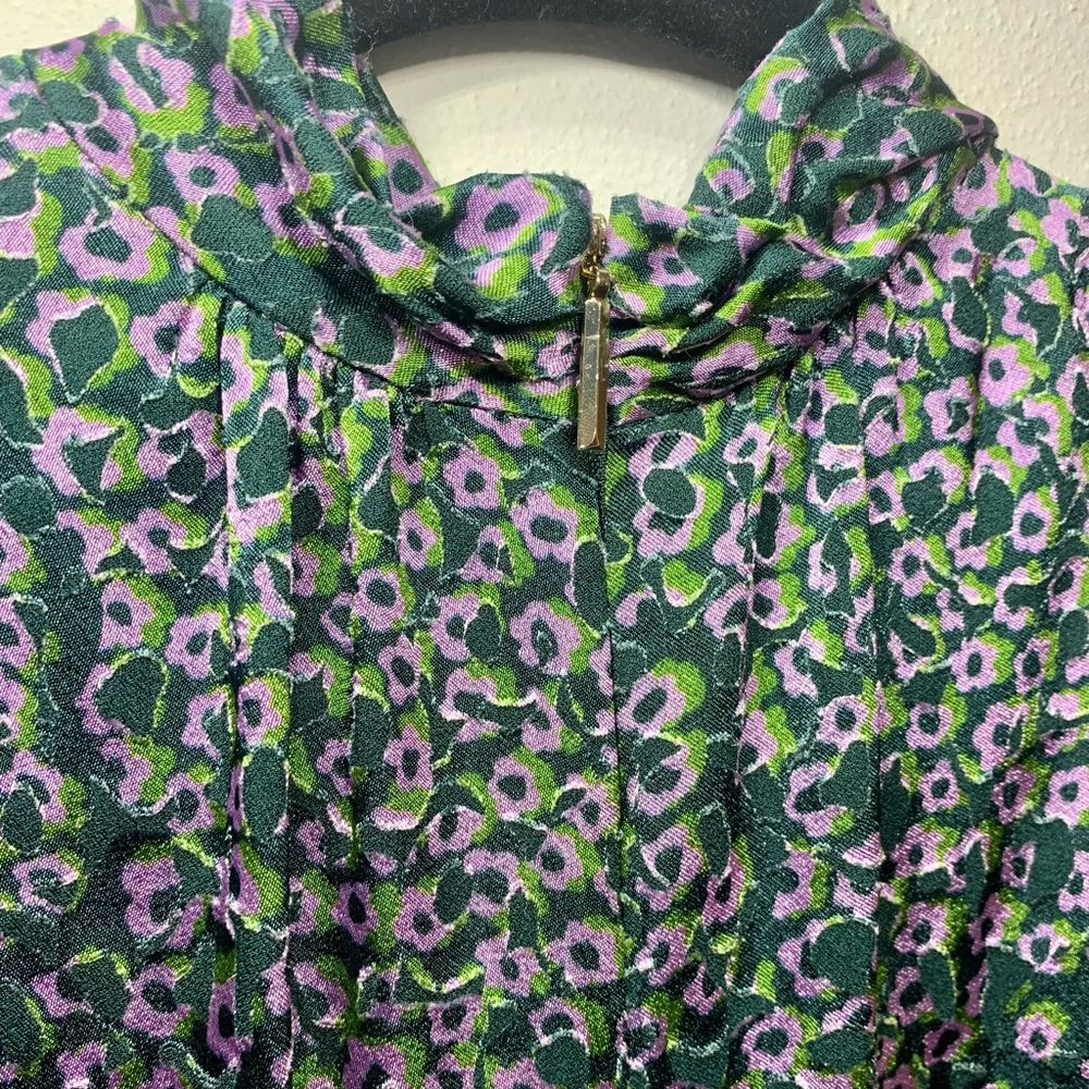 Kate Spade Flair Flora Devore Mini Dress Size 6 - Picture 13 of 16